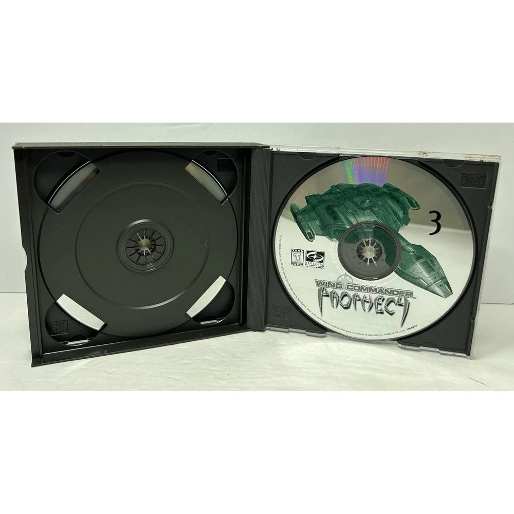 Wing Commander Prophecy PC Games 3 Disk‎ Good Condition No Manual Sci-Fi Combat